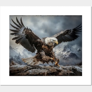 bald Eagle incoming. Posters and Art